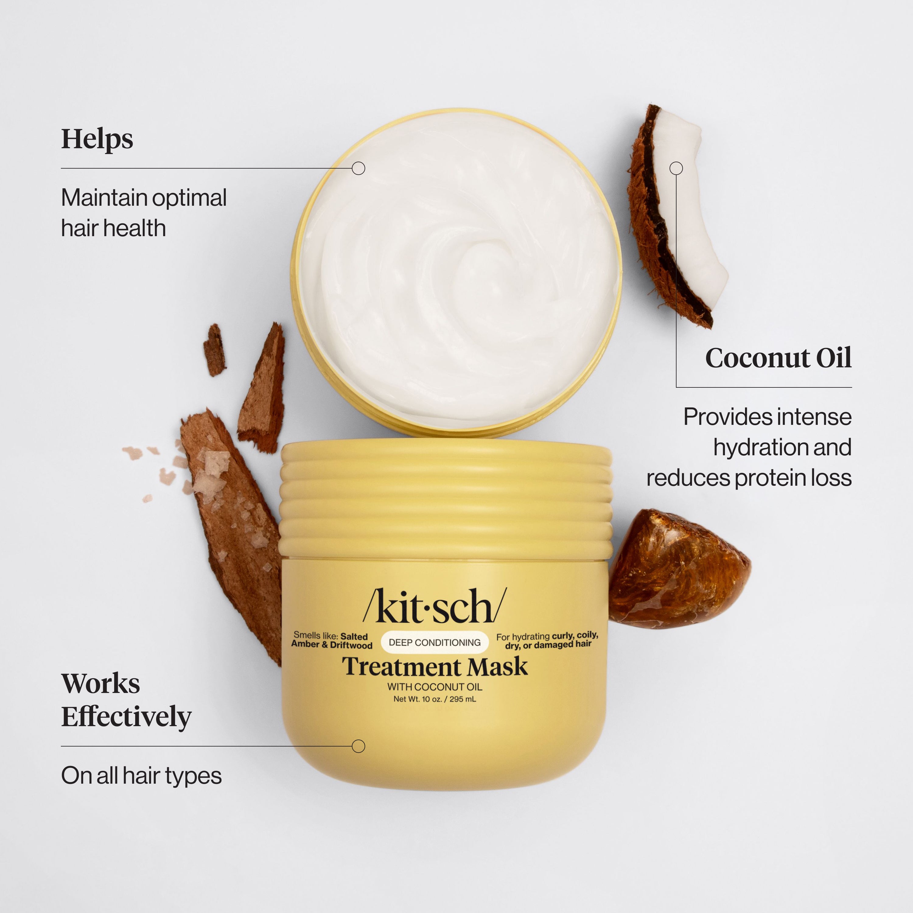 Alternative view of Moisturizing Coconut Oil Deep Conditioning Treatment Mask