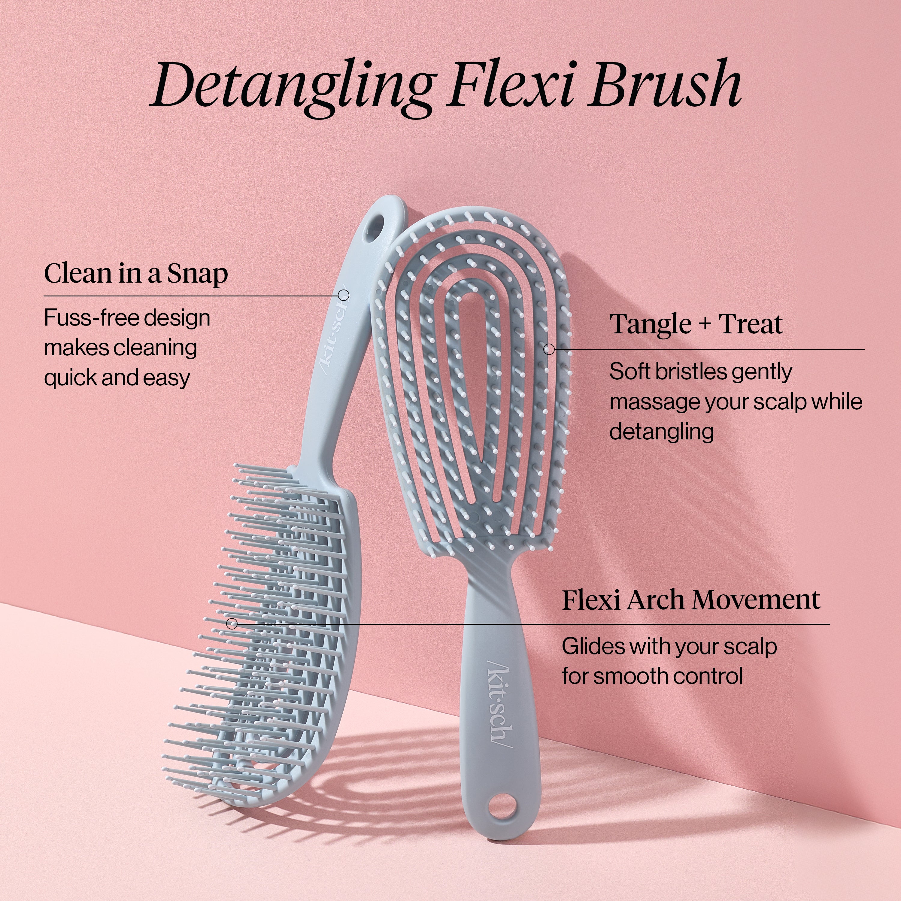 Alternative view of Haze Blue Detangling Bundle