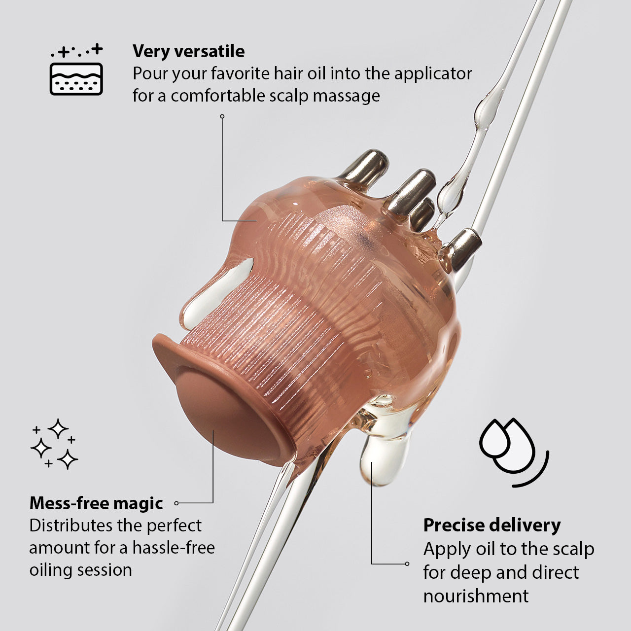 Alternative view of Scalp Oil Applicator