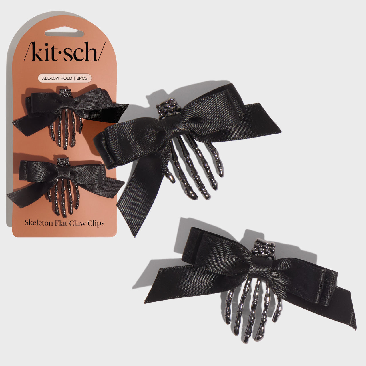 Skeleton Flat Claw Clips