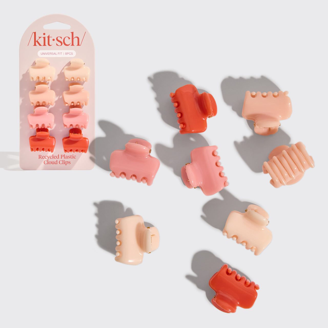 Cherry Blossom Cloud Claw Clips 8pc Set - Mini