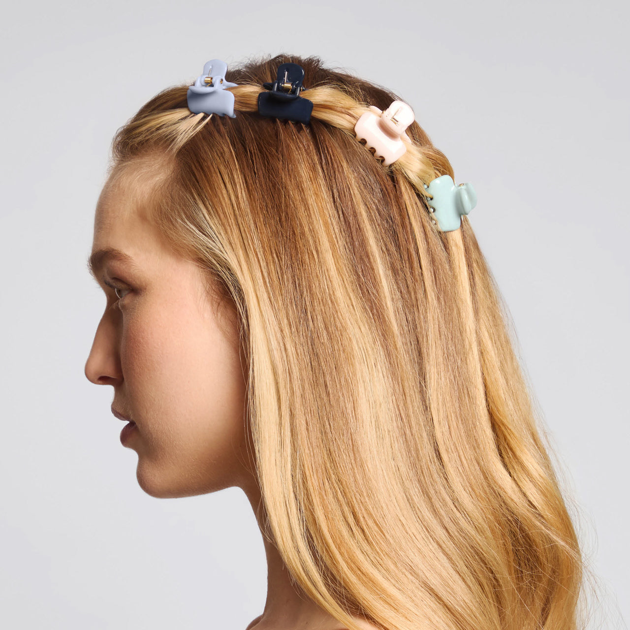 Alternative view of Garden Bouquet Cloud Claw Clips 8pc Set - Mini