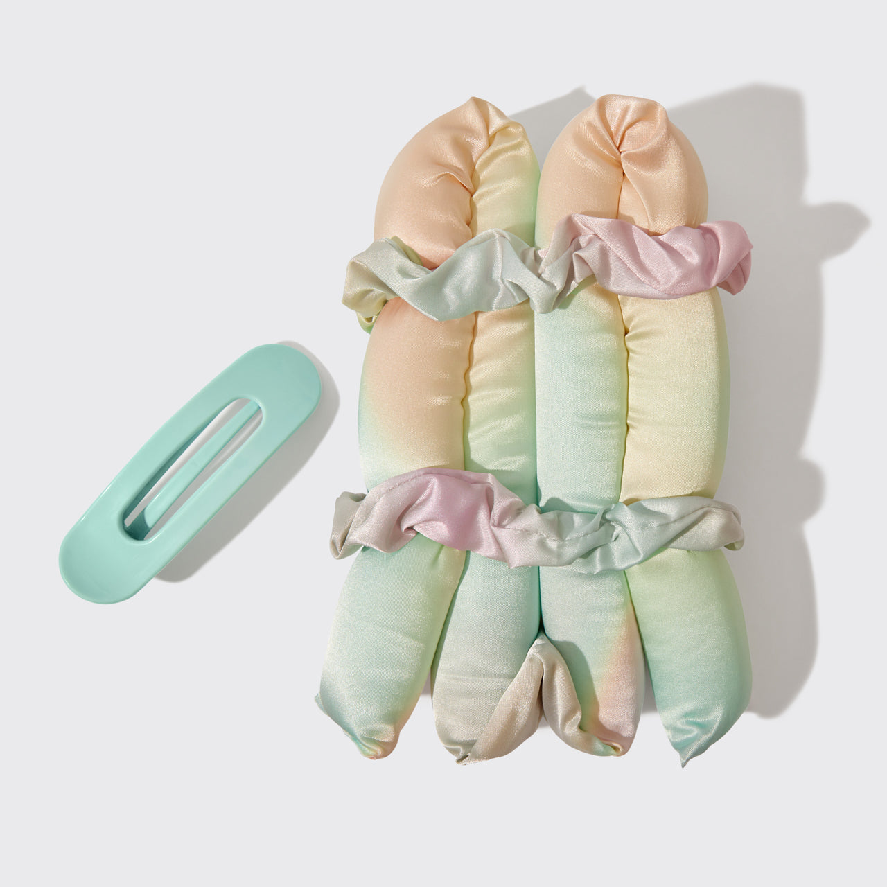 Alternative view of Hair Hero XL Satin Heatless Styling & Flat Lay Claw 4pc Set - Aura